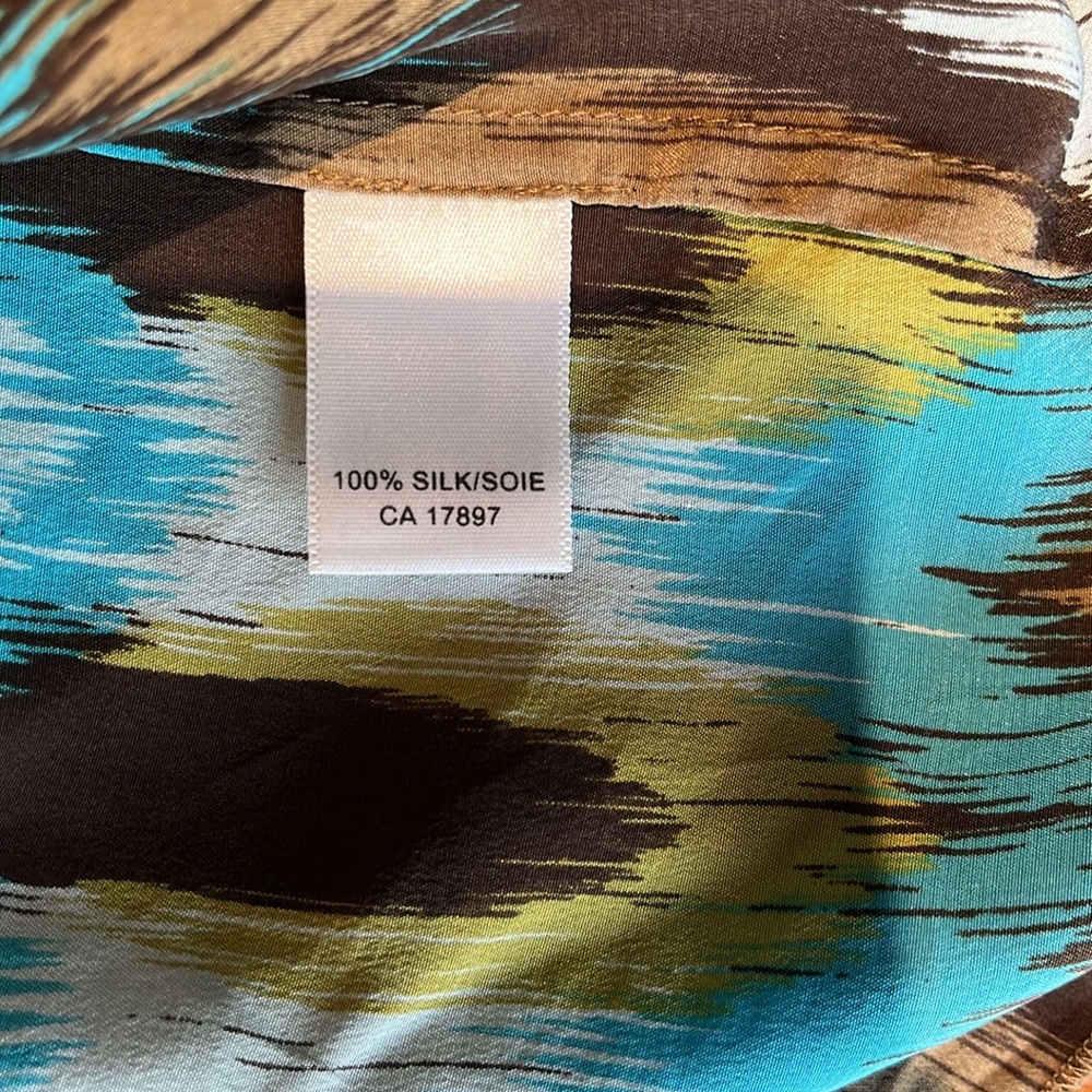 100% Silk Banana Republic Dress -Size XS - Picture 4 of 5